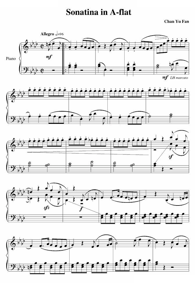 Sonatina in A-flat