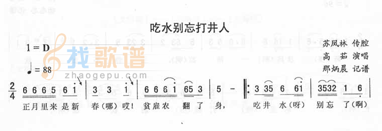 吃水别忘打井人－二人转
