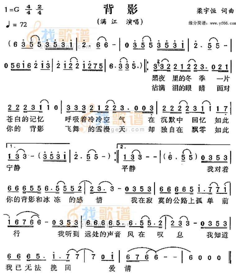 背影