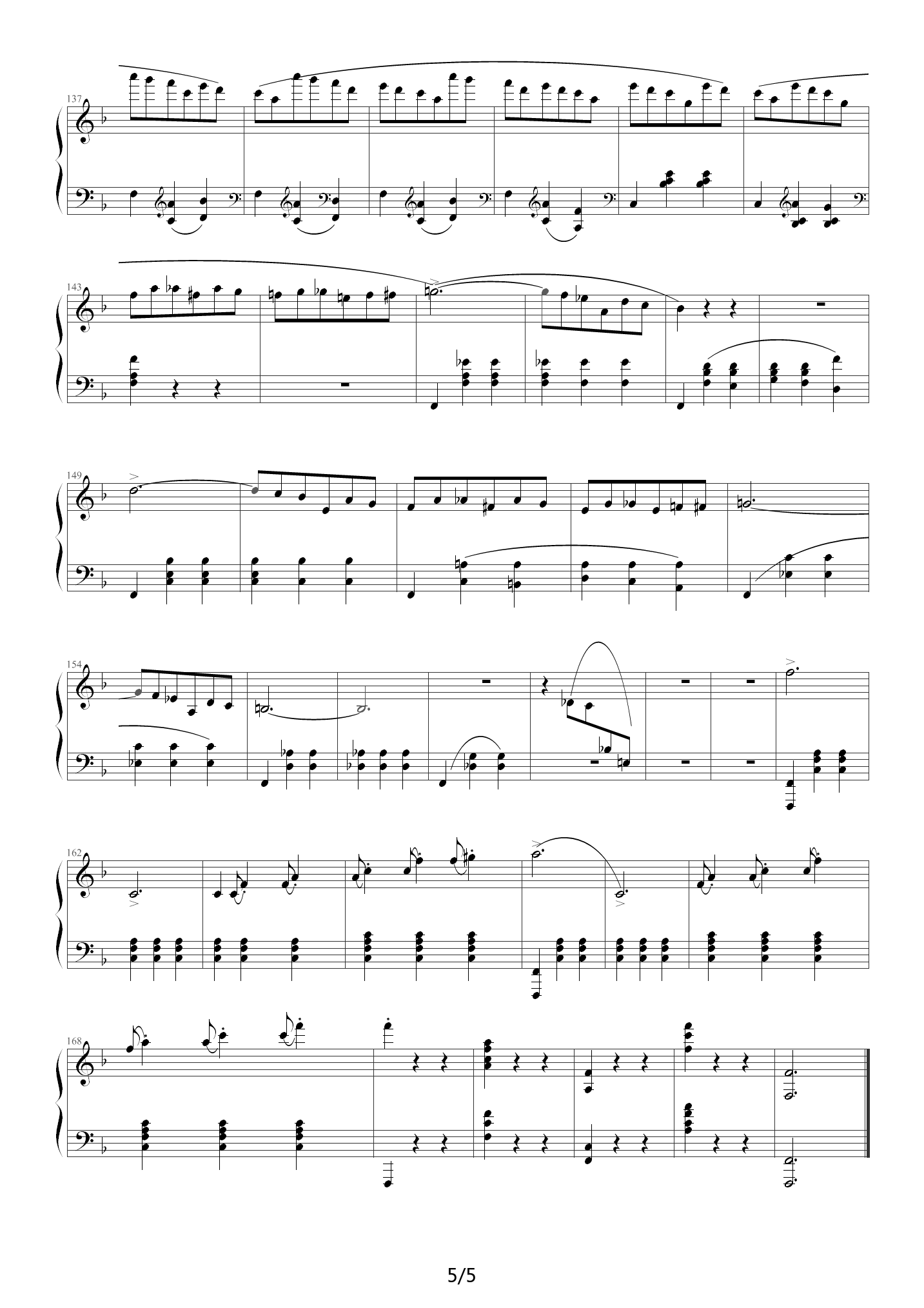 肖邦辉煌大圆舞曲作品34第三首 F调