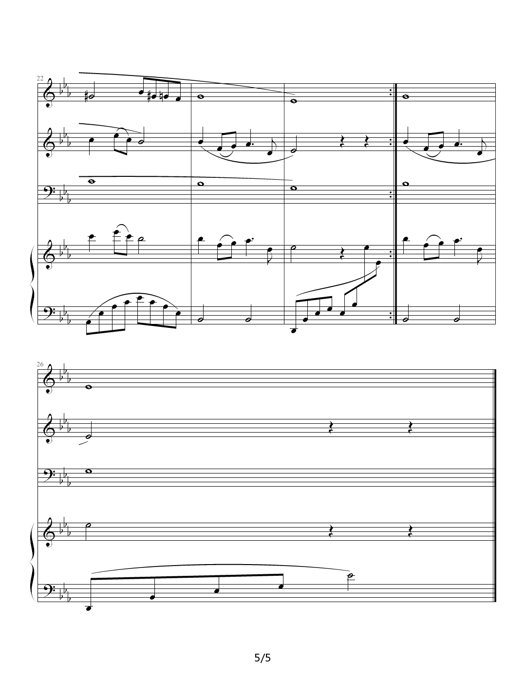 电影插曲----送别(合奏版).