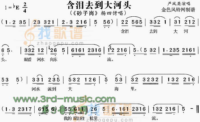 含泪去到大河头砂子岗