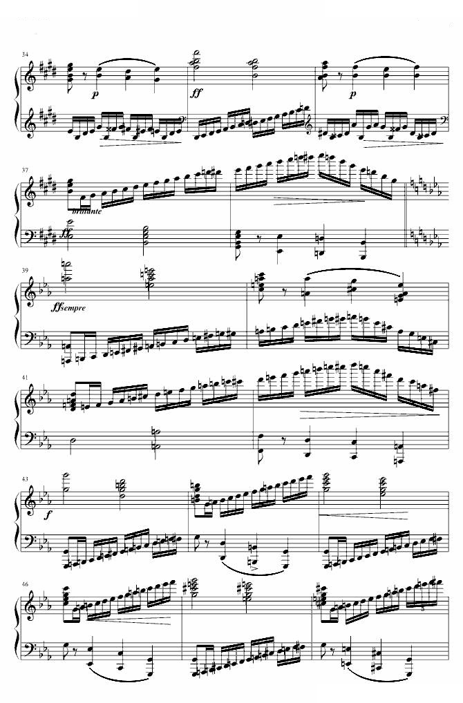 李斯特练习曲Op.6,No.8