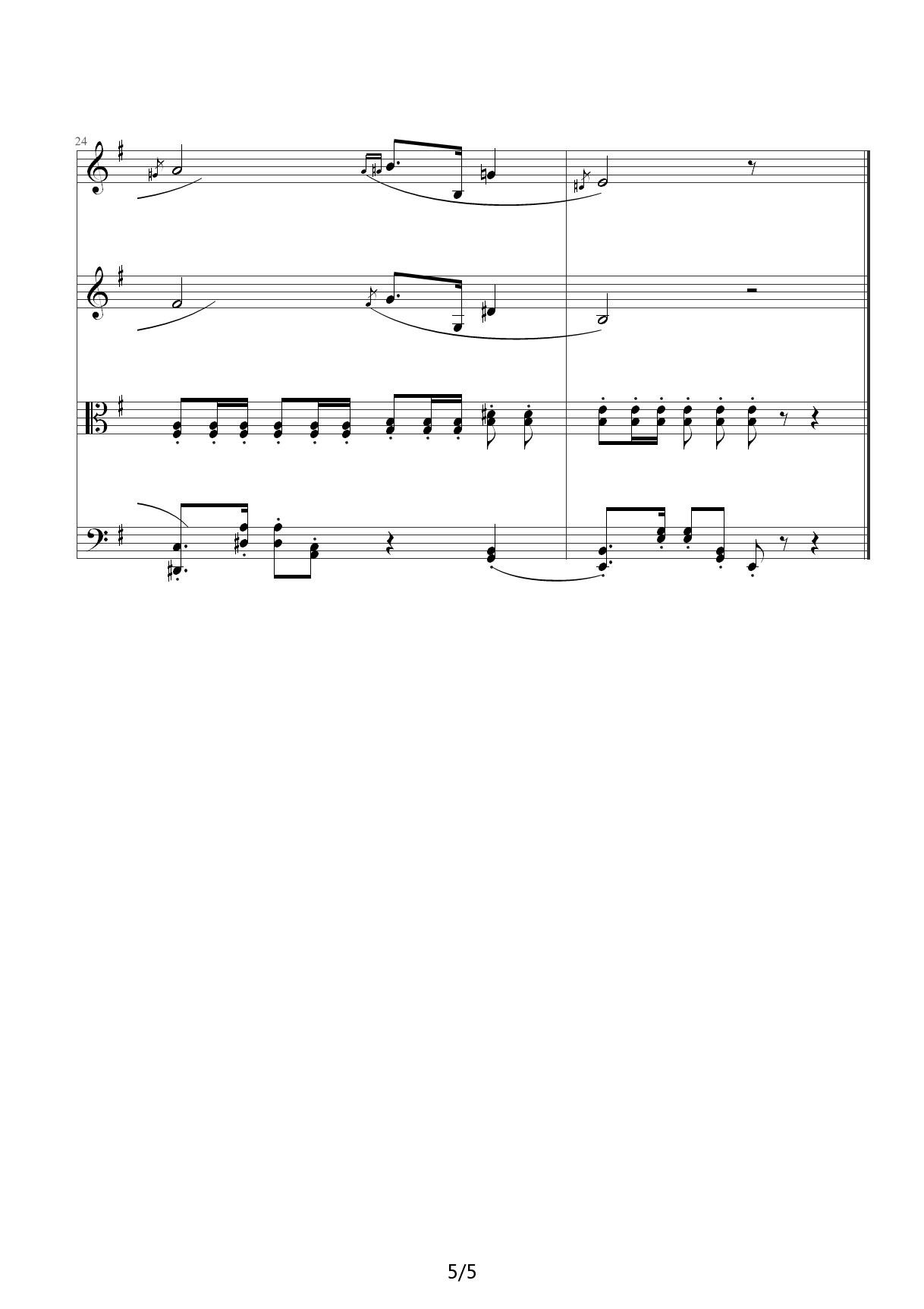 西班牙斗牛士变奏曲 G调