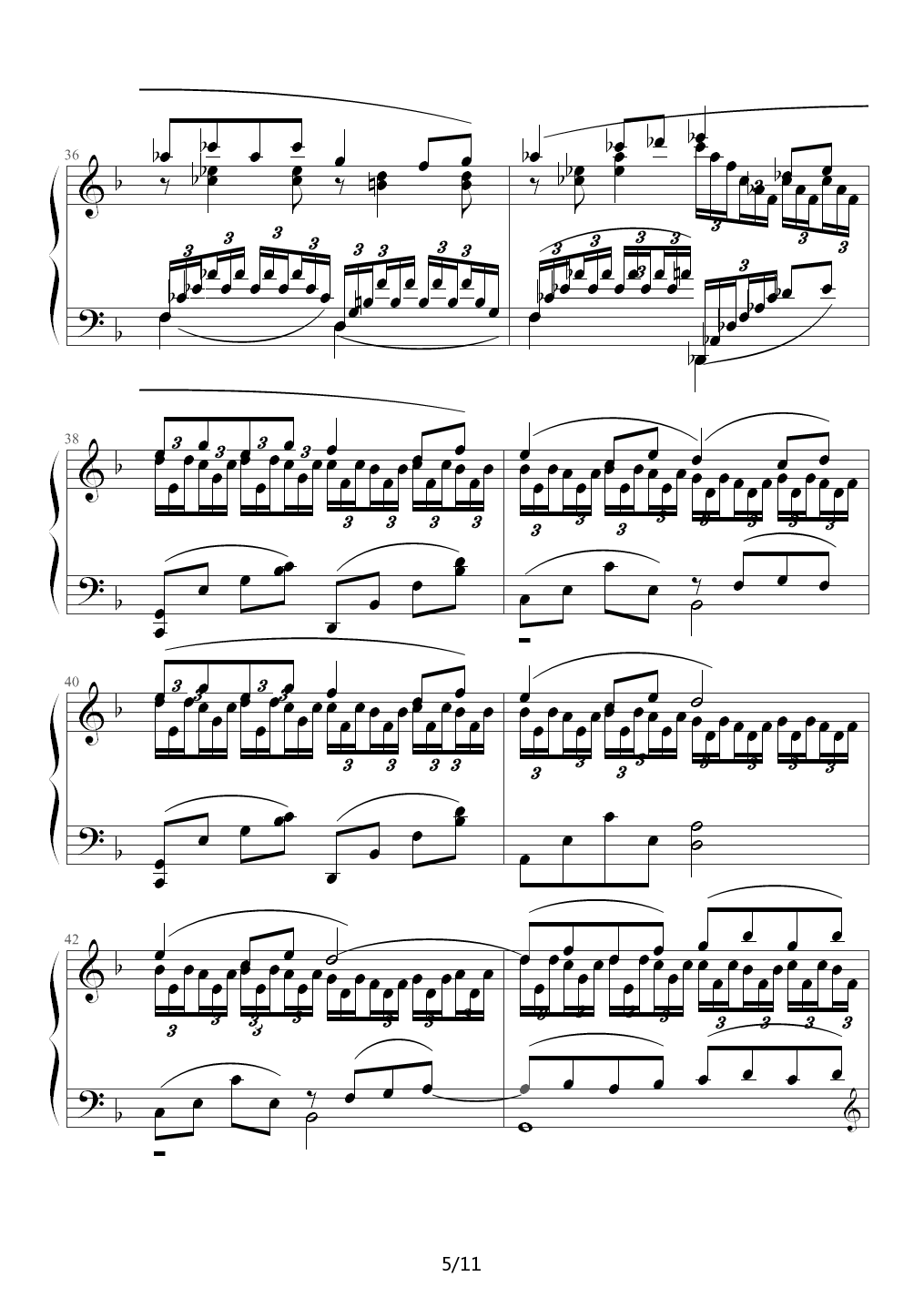 叙事曲 F调
