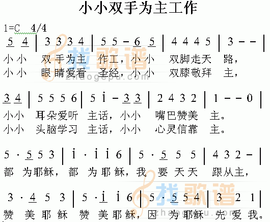小小双手为主工作