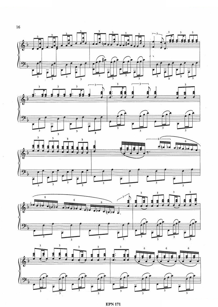 Hadjidakis -Six Tableaux Populaires Op.5