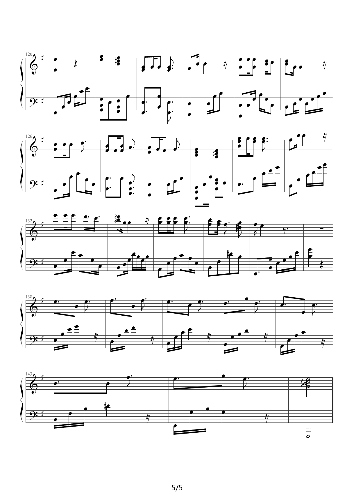 夜曲 G调