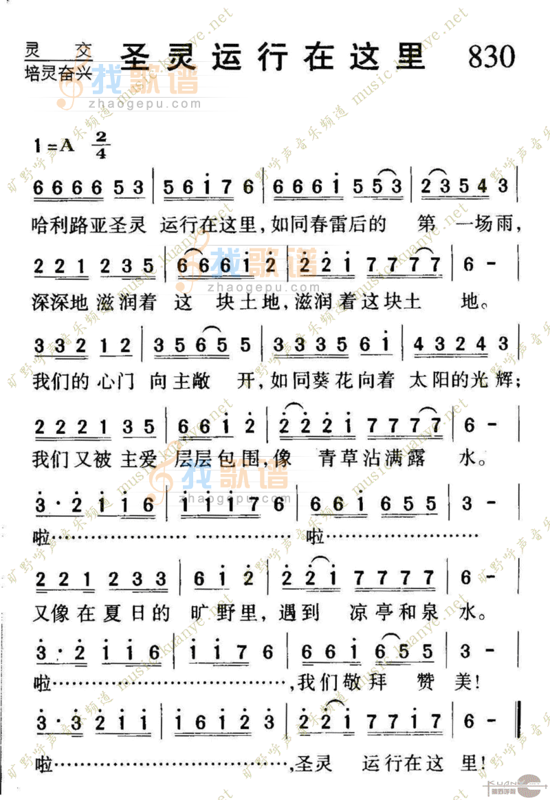 830圣灵运行在这里