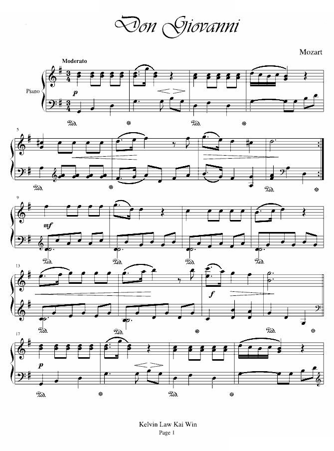唐·喬望尼 Don Giovanni