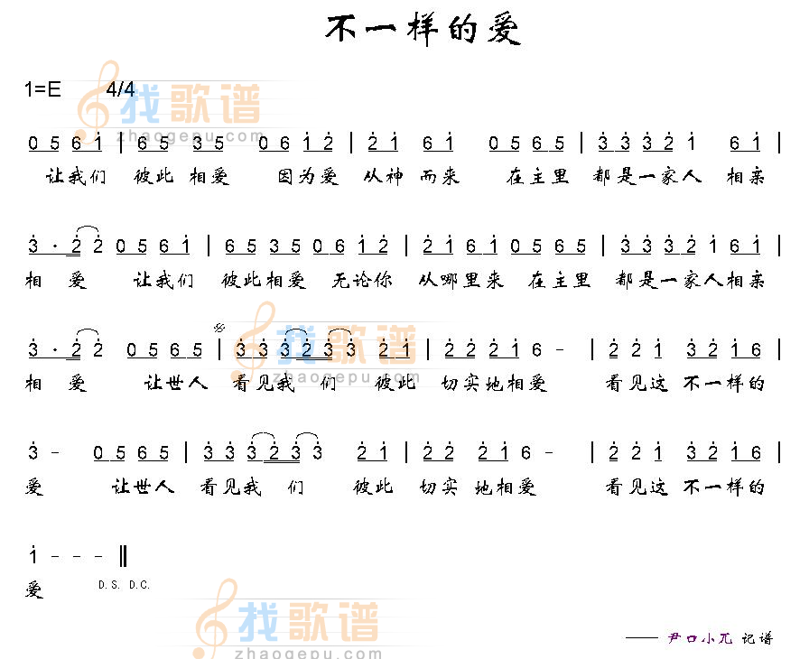 不一样的爱