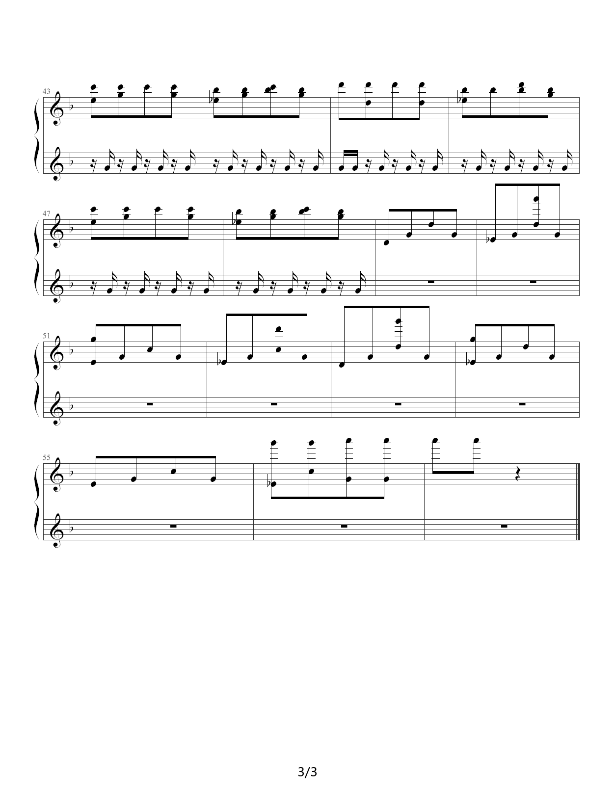 寂静岭promise reprise F调