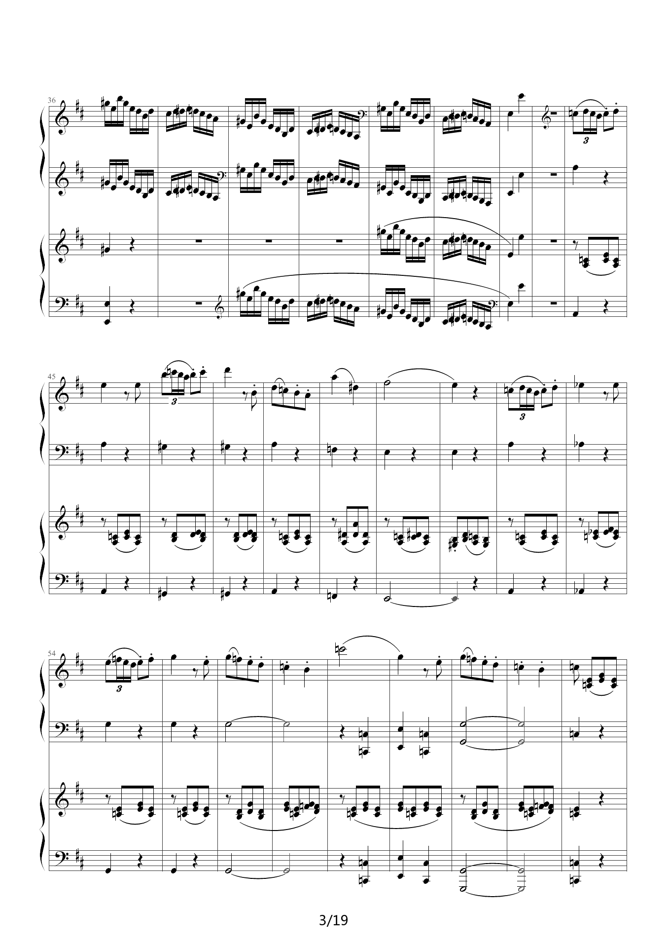 莫扎特D大调双钢琴奏鸣曲K448第三乐章