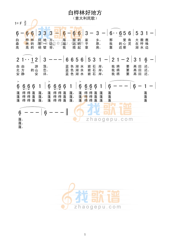 白桦林好地方