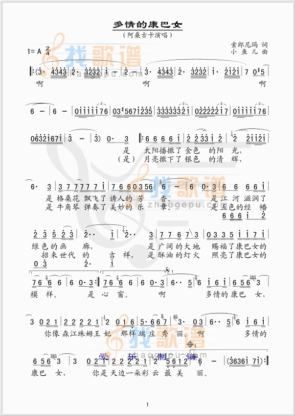 多情的康巴女