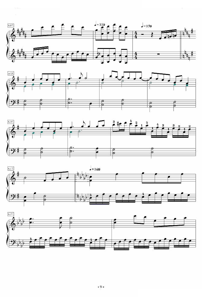 狂気の飛翔幻想響（Part 7）（指法版）