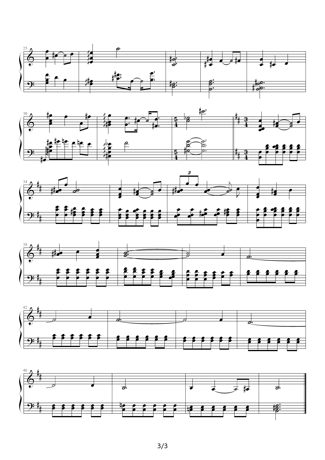 A Sketch of Scriabin C调