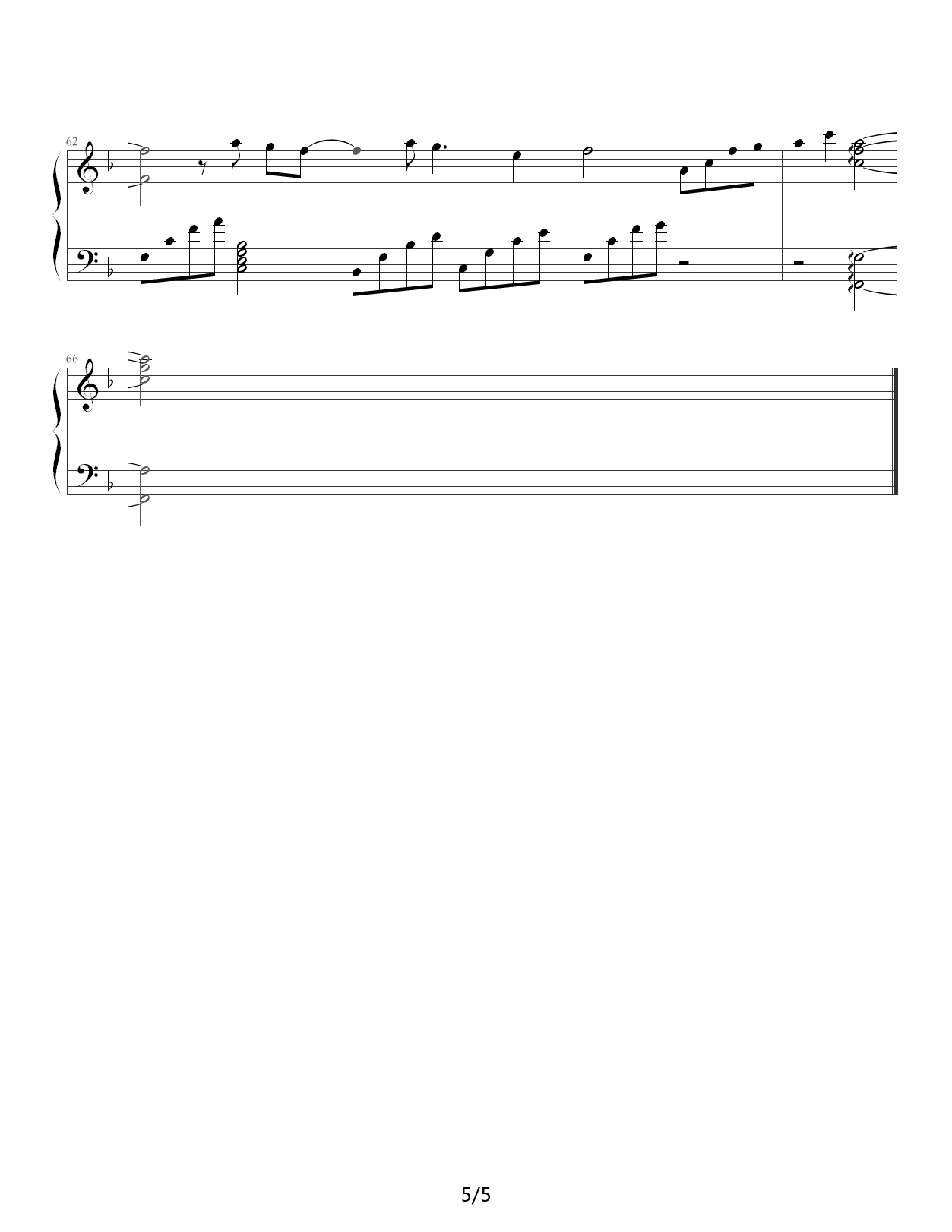 Cross Every River （楚2深情版） 降E调