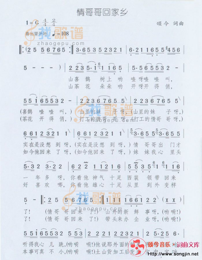 情哥哥回家乡