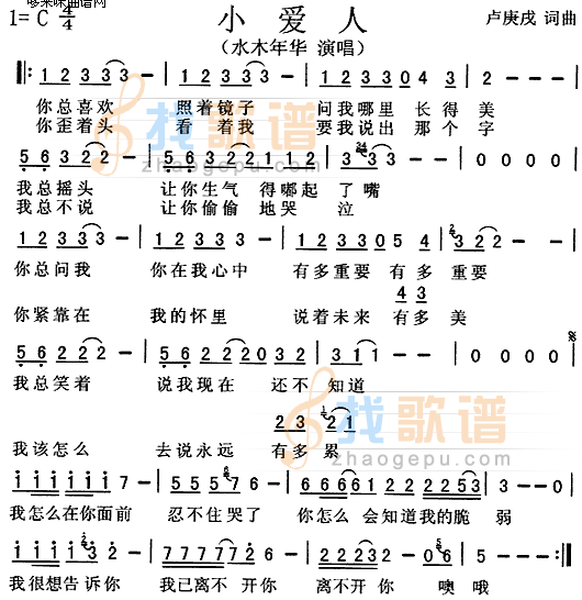 小爱人(水木年华)