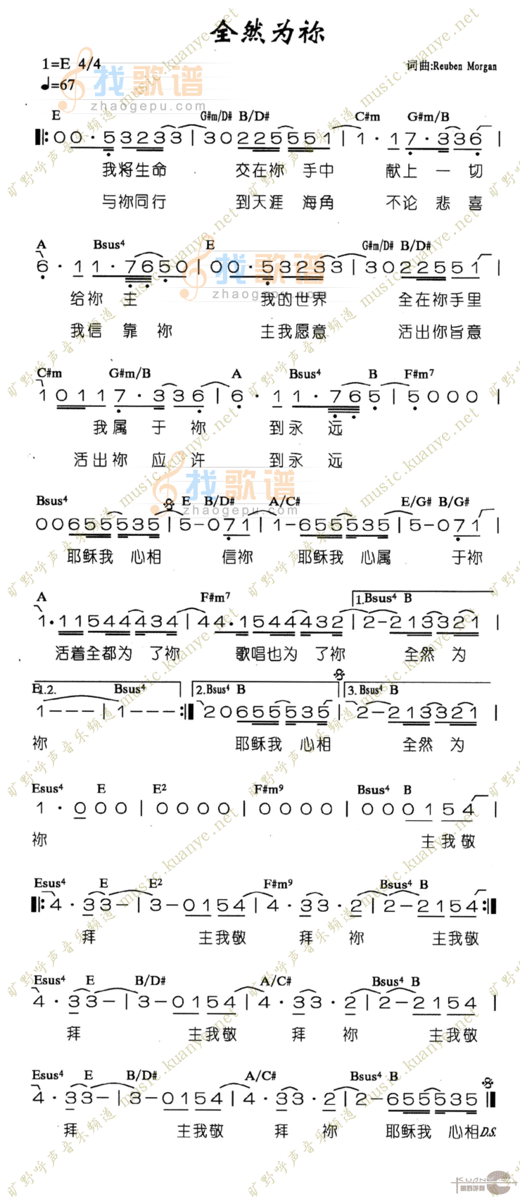 全然为你