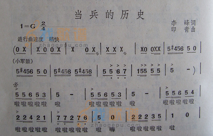 当兵的历史