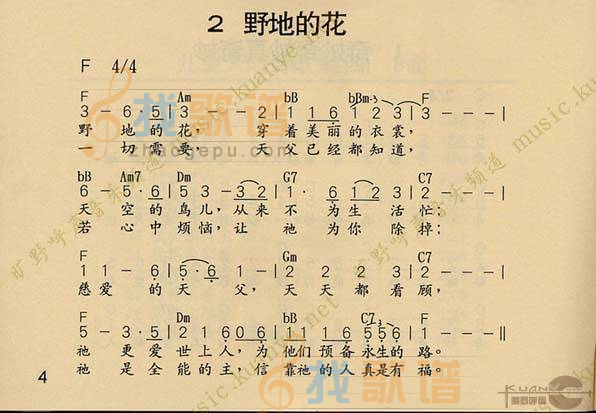 野地的花