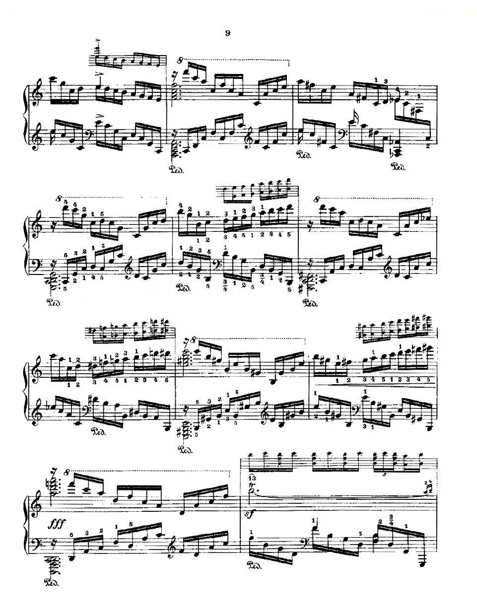 肖邦练习曲Fr.Chopin Op.10 No1-1