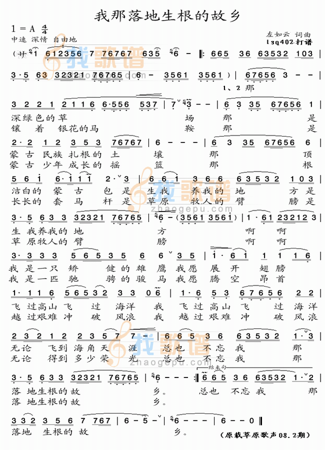 我那落地生根的故乡