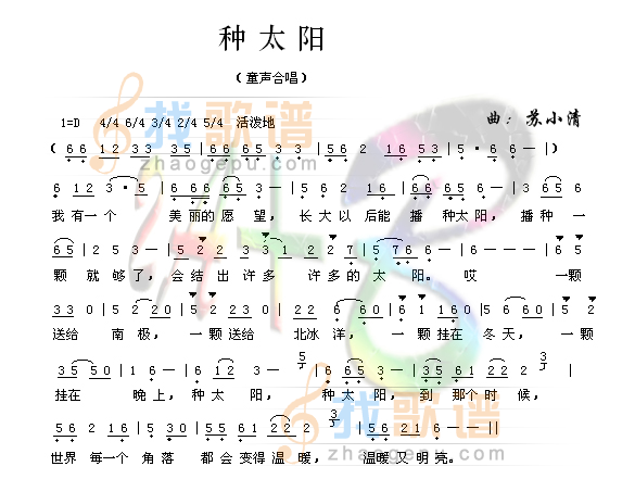 种太阳