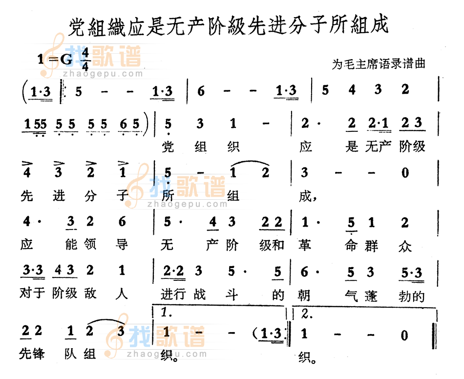 党组织应是无产阶级先进分子所组成