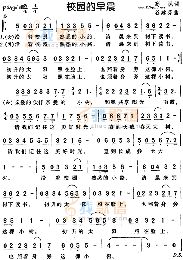 校园的早晨
