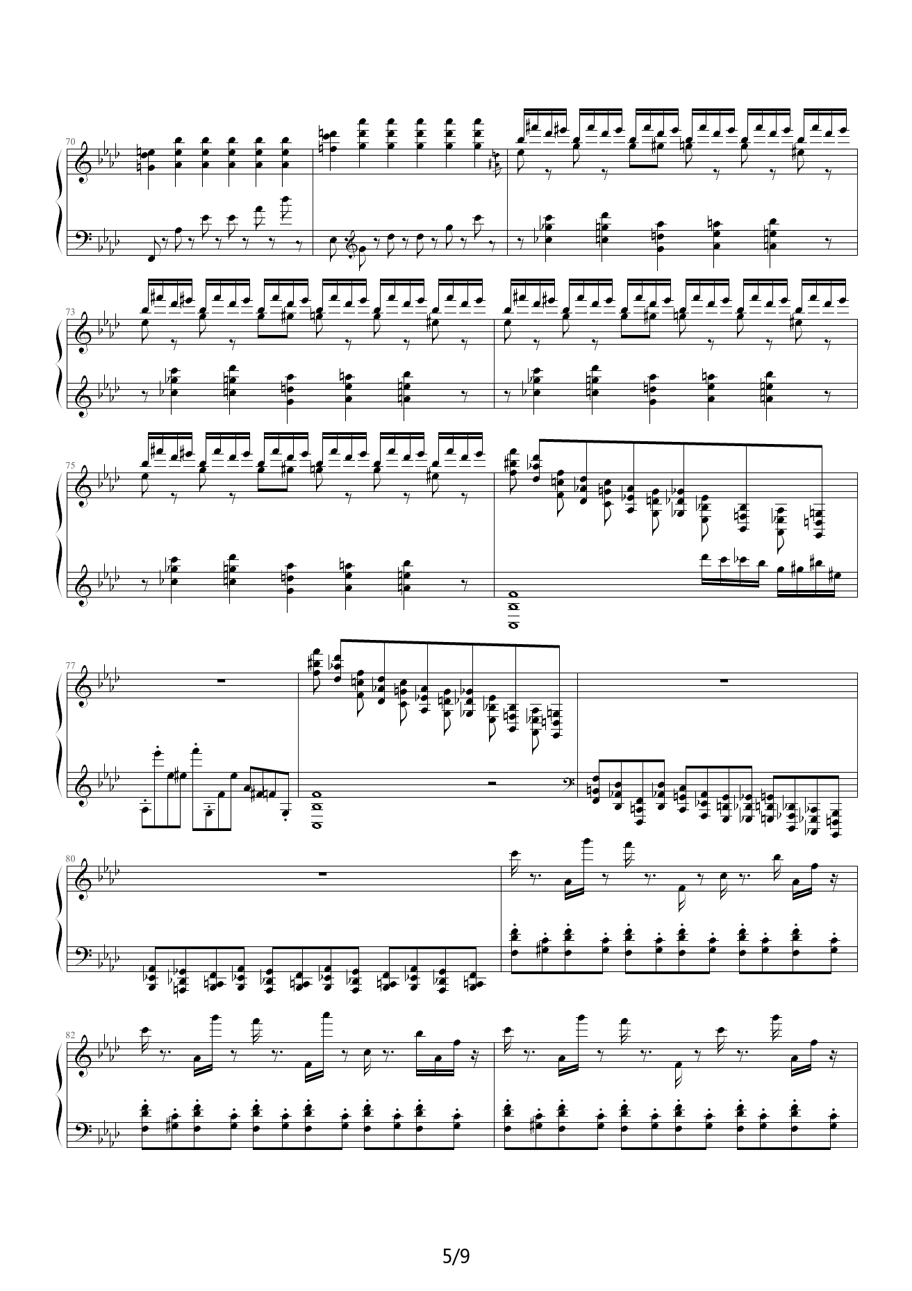 24首前奏曲之6 降A调