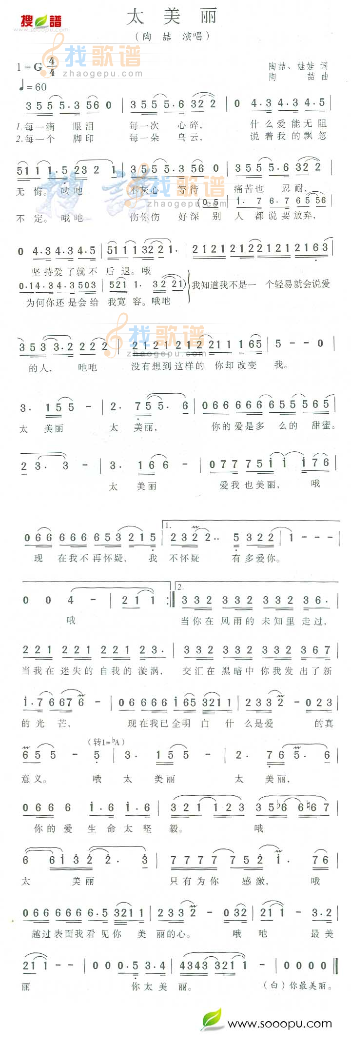 太美丽