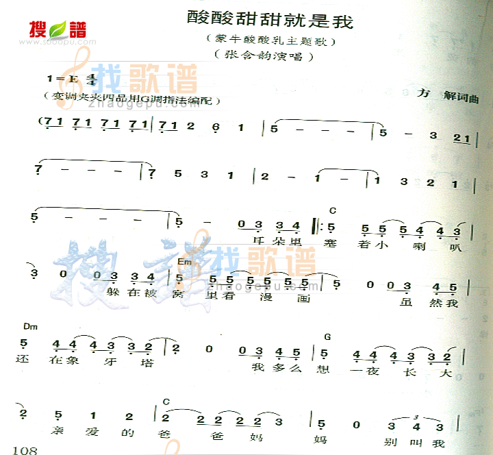 酸酸甜甜就是我