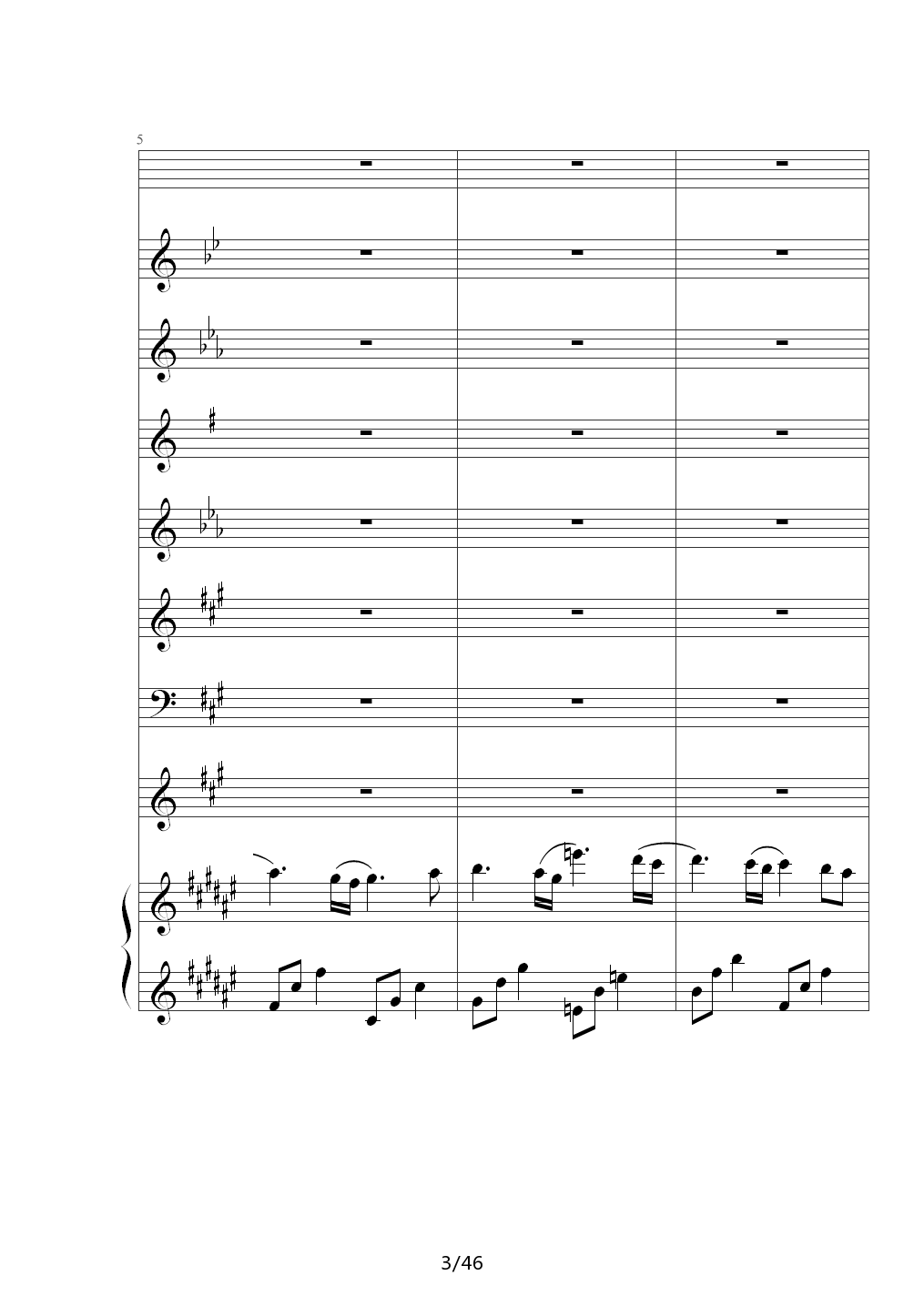 The Dawn（亡灵序曲 总谱）
