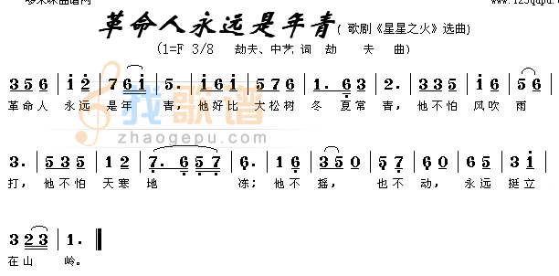 革命人永远是年轻