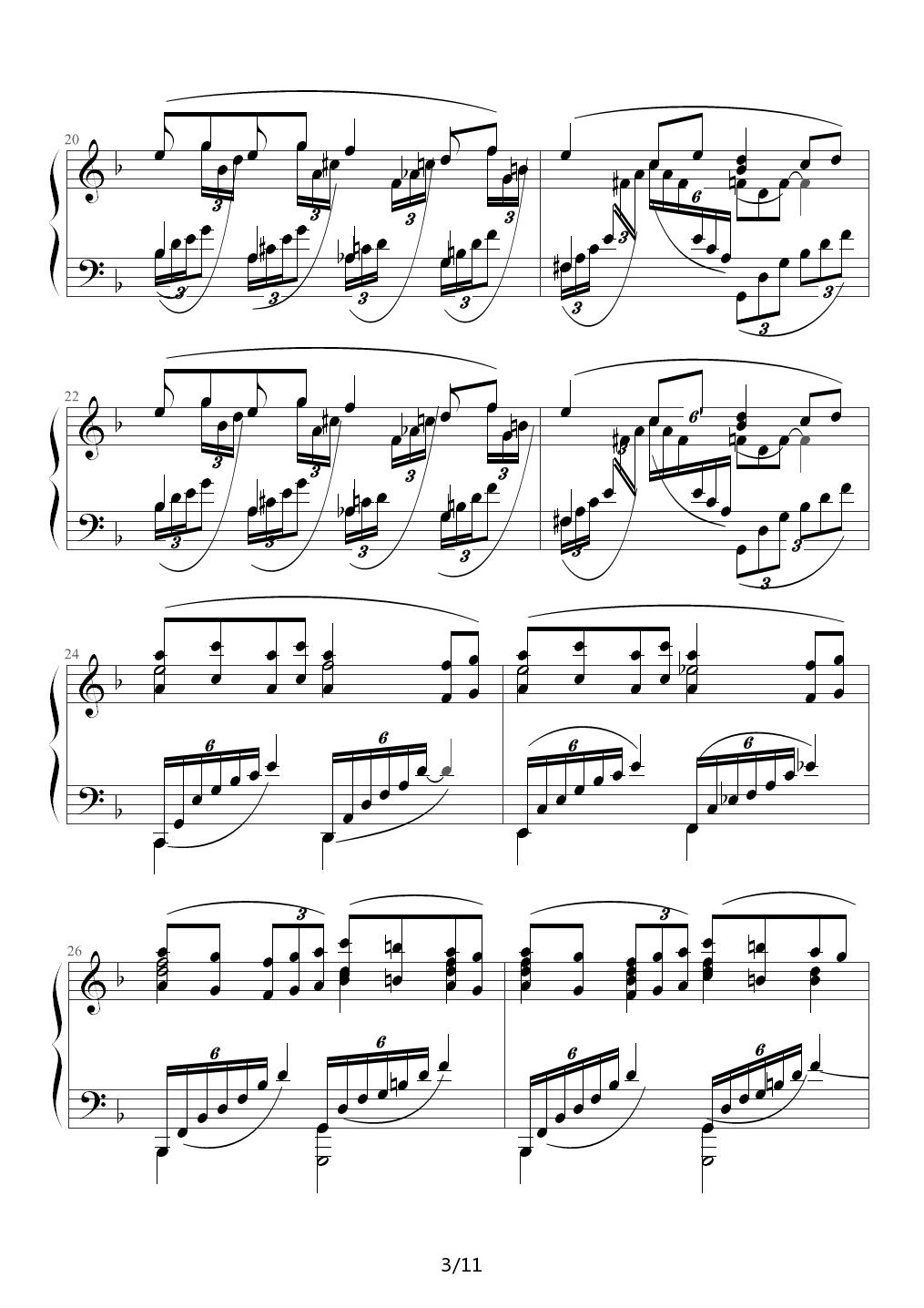 叙事曲 F调