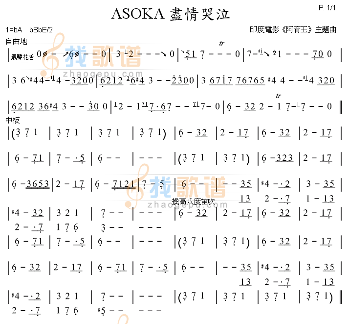 尽情哭泣（阿育王）