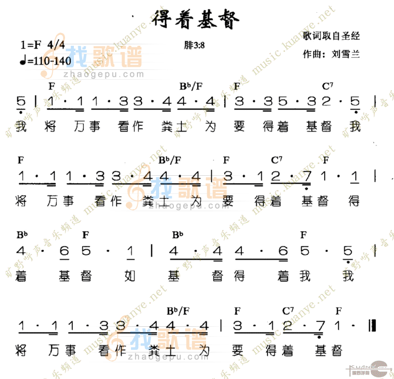 得着基督