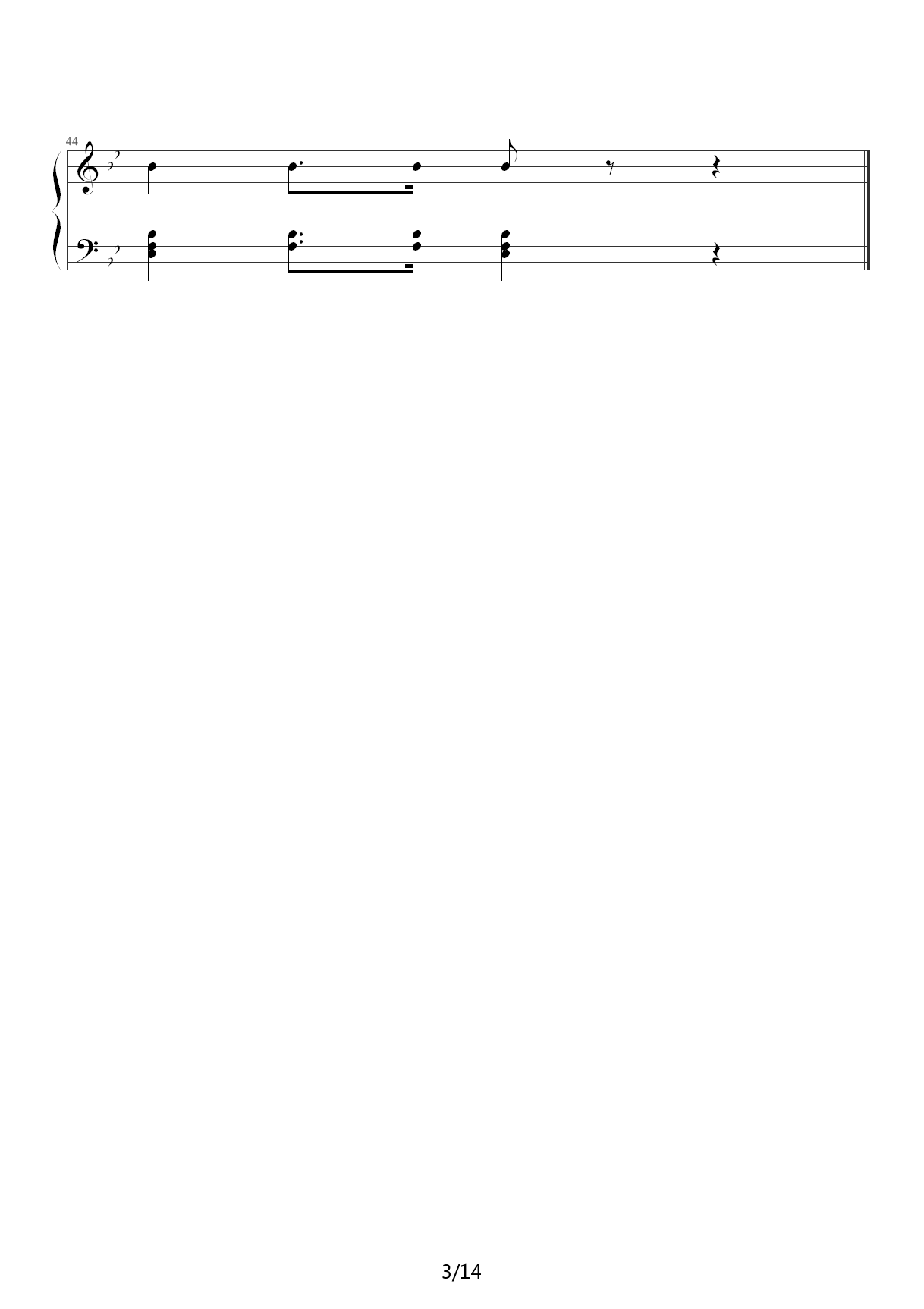 检阅进行曲 降B调