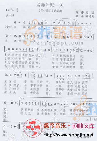 当兵的那一天（军中绿花姐妹篇）