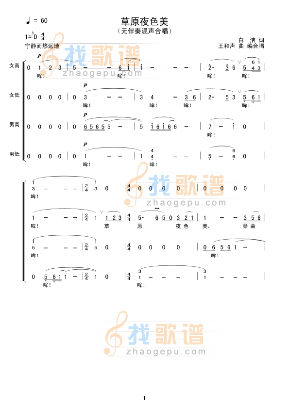 草原夜色美