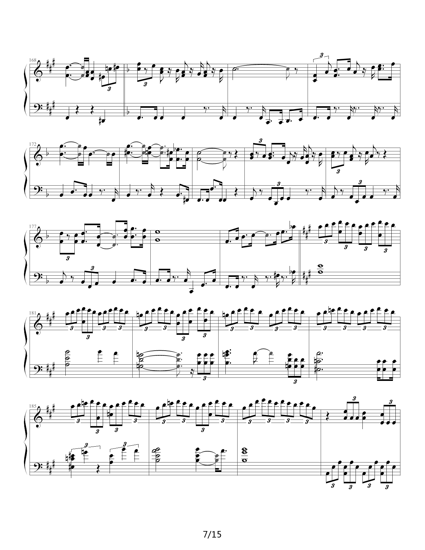 口袋妖怪Pokemon 串烧曲 F调