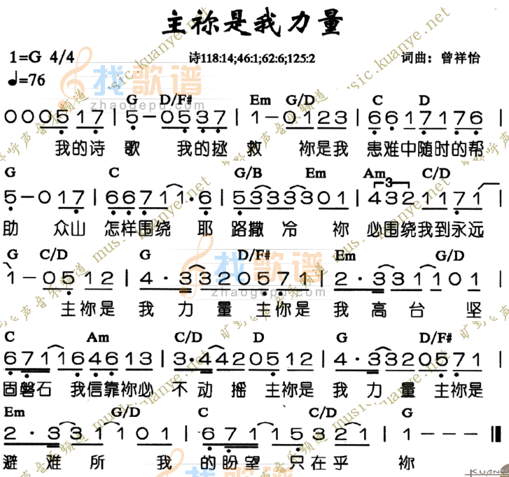 主你是我力量