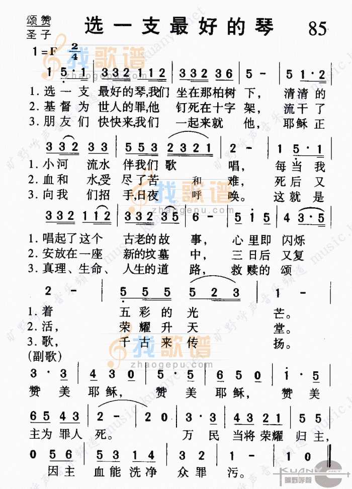 选一支最好的琴