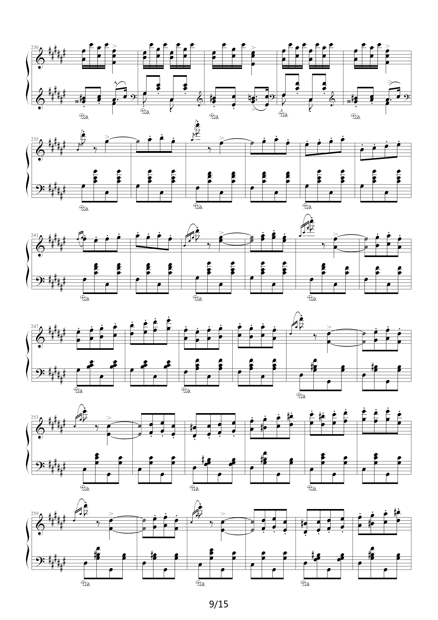 匈牙利狂想曲第2号 E调