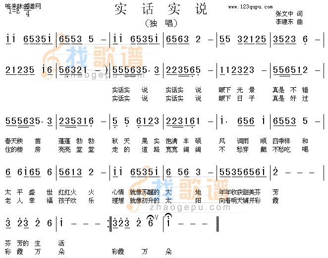 实话实说