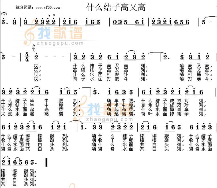 什么结子高又高