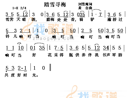 踏雪寻梅